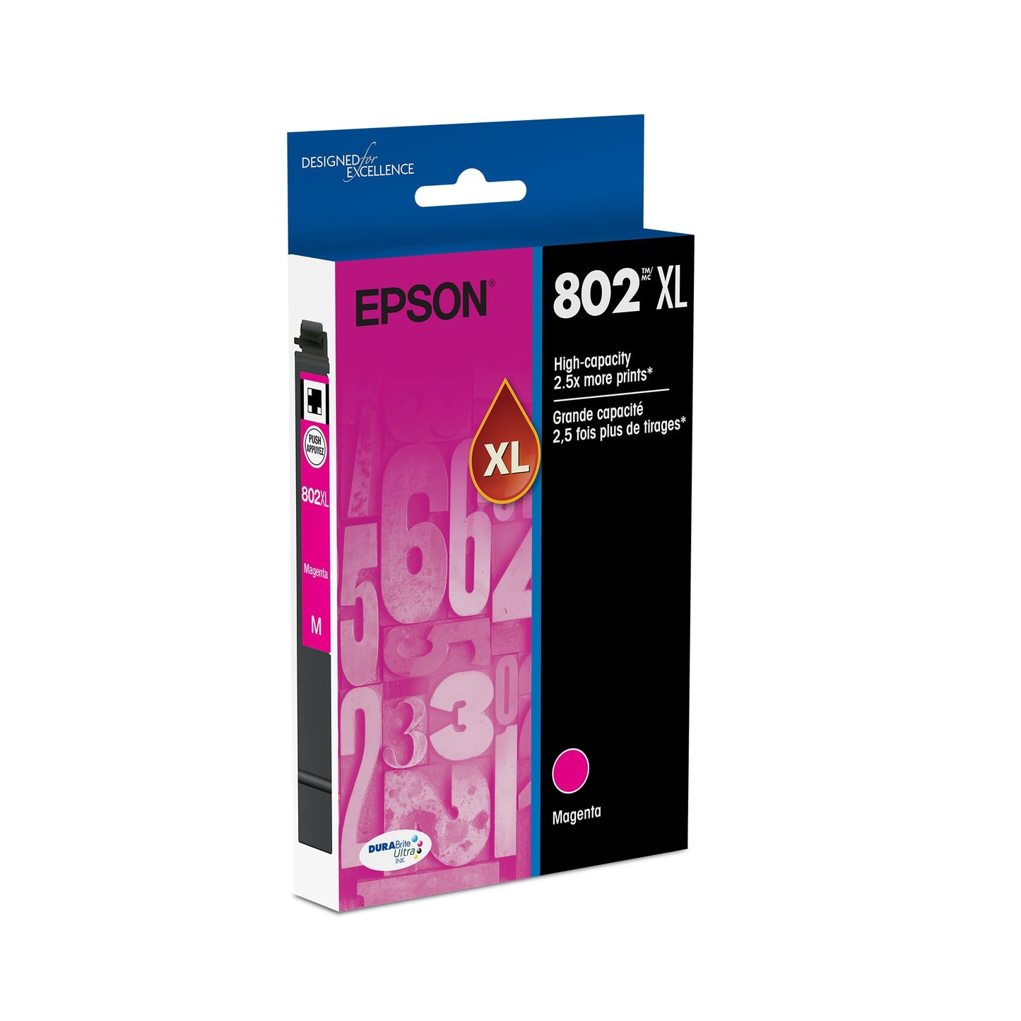 EPSON 802XL DURABrite Ultra Magenta Ink Cartridge