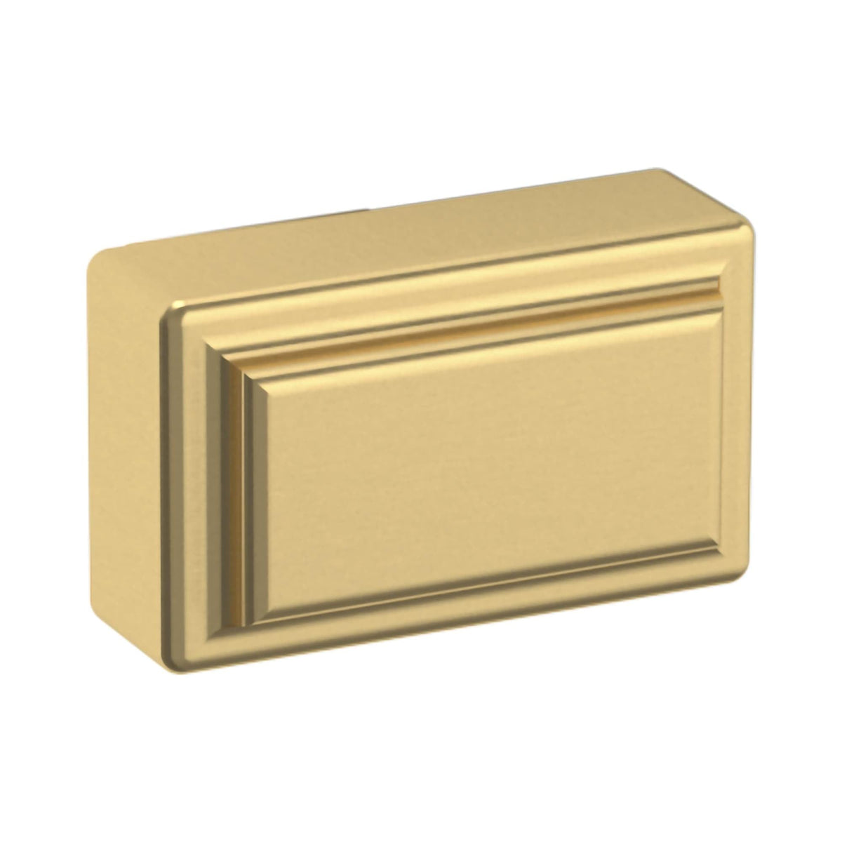 Baldwin 4425044BIN 4425.BIN Raised 1-1/2 Inch Rectangular Cabinet Knob from The Estate Collection