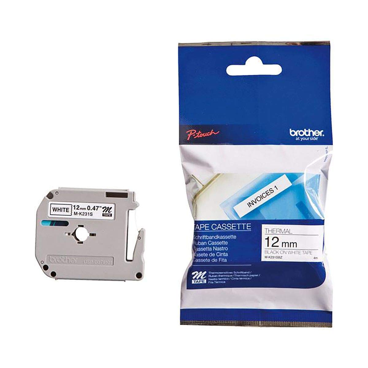 BROTHER MK-231SBZ PLASTIC LABE