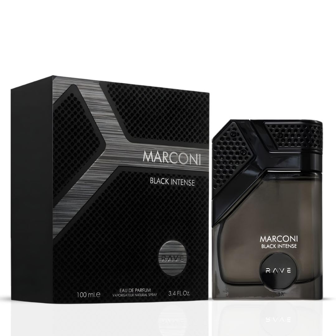 Lattafa Rave Marconi Black Intense EDP 3.4 oz