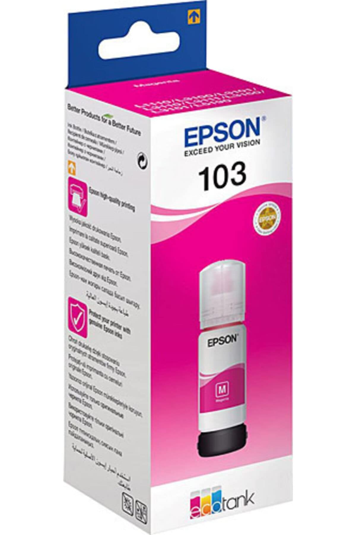 Epson EcoTank 103 Original Ink Bottle, Magenta