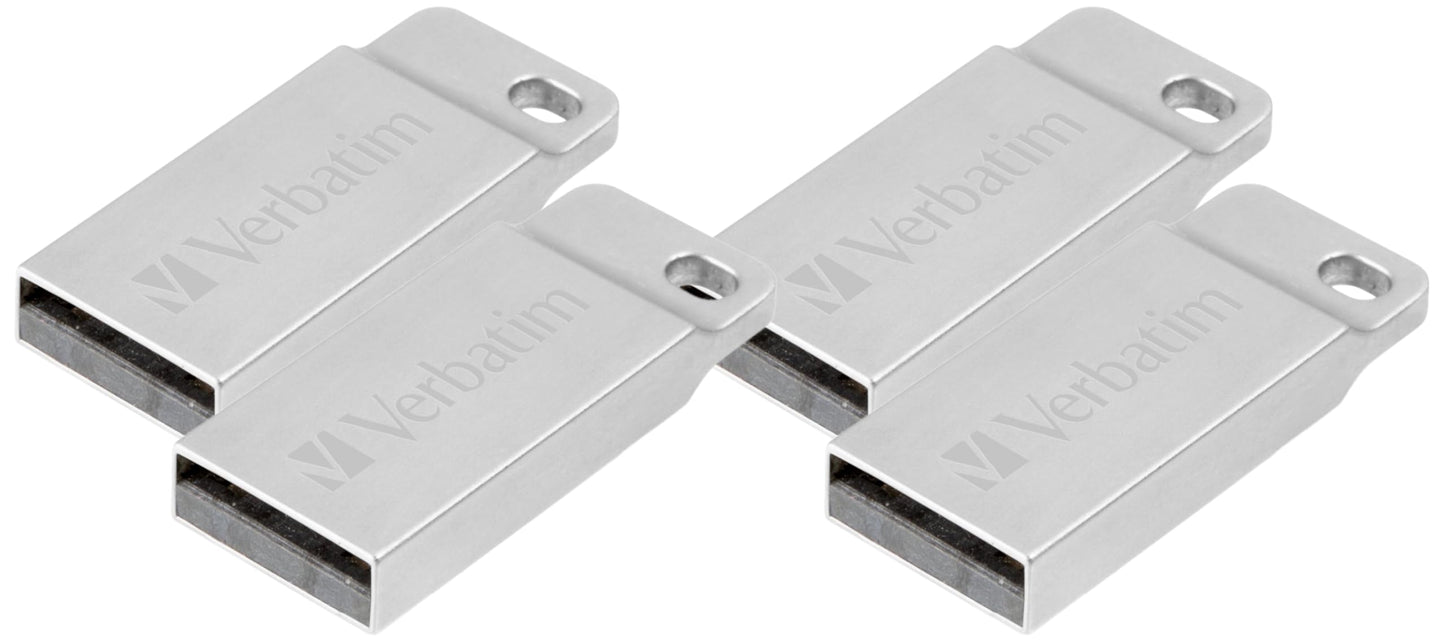Verbatim 32GB Metal Executive USB 98749 4-Pack