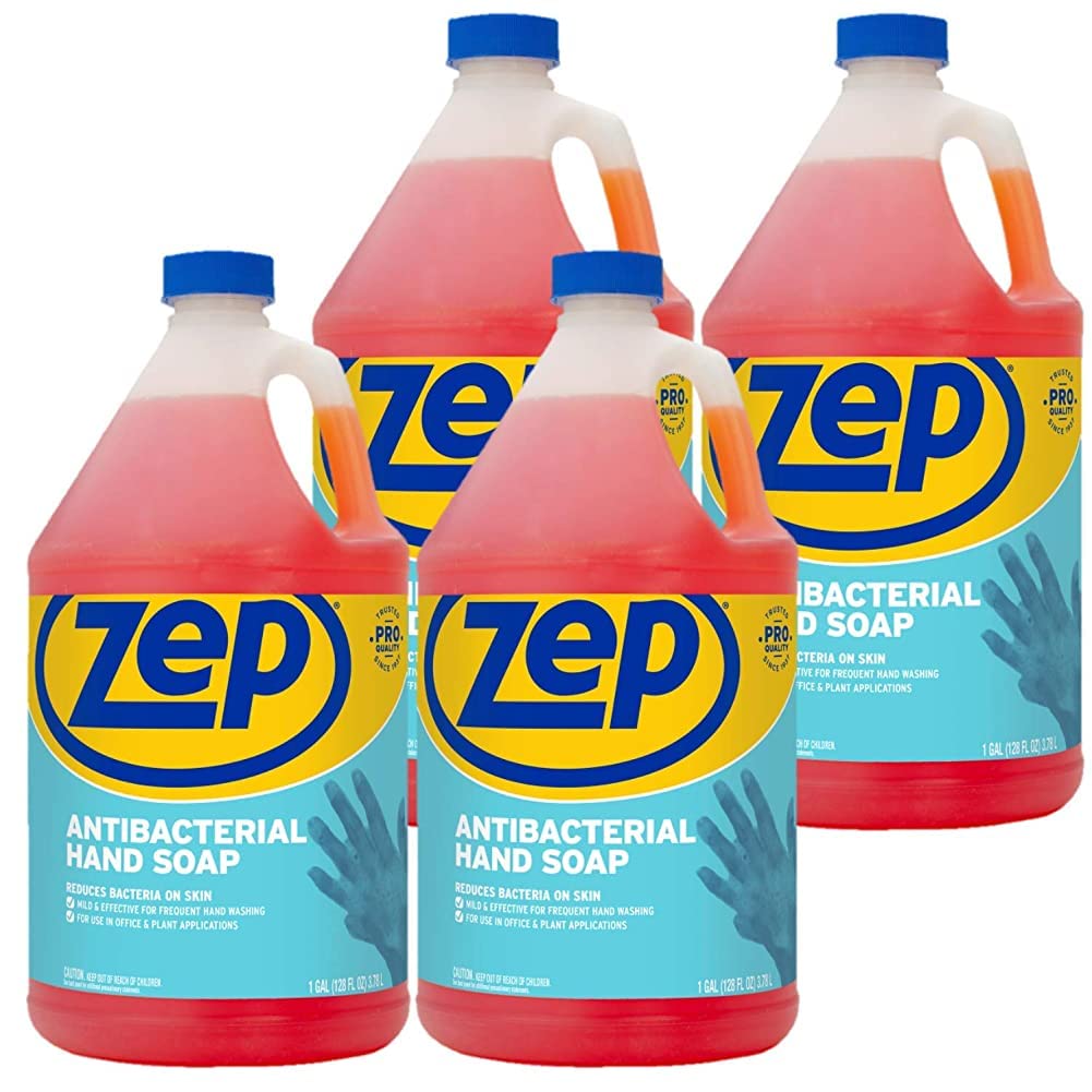 Zep Antibacterial Hand Soap 1 Gallon R46124 (4 Pack)