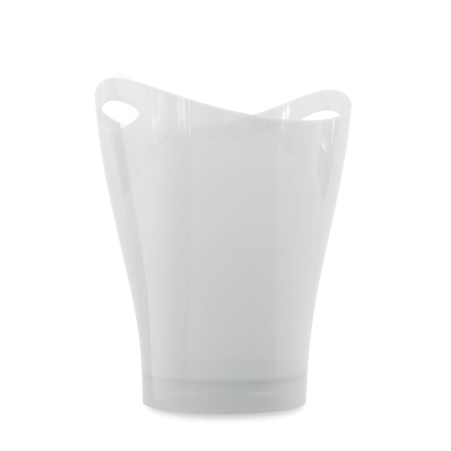 Umbra Garbino Wastebasket White 2.25 Gallon