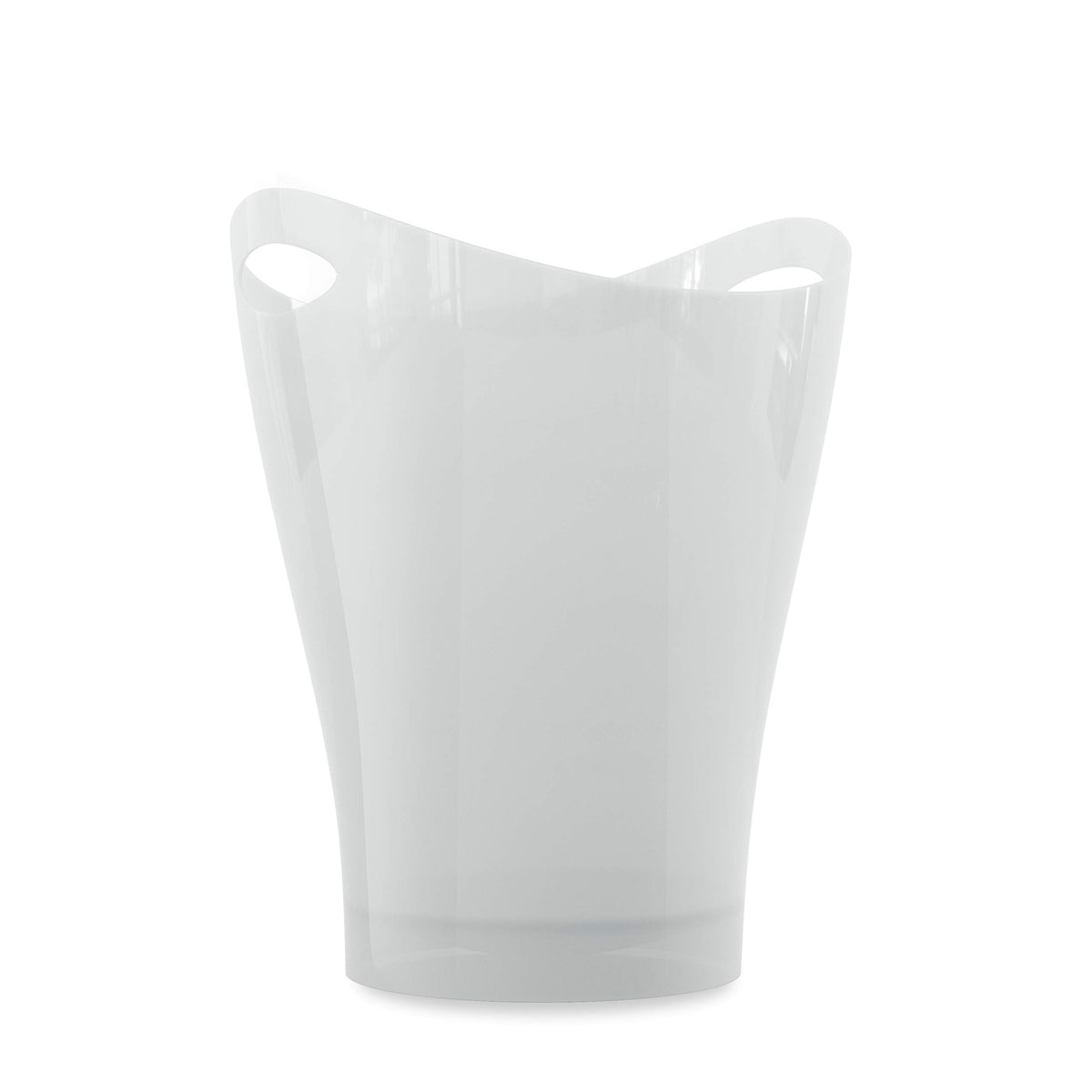 UMBRA WASTEBASKET GARBINO WHT