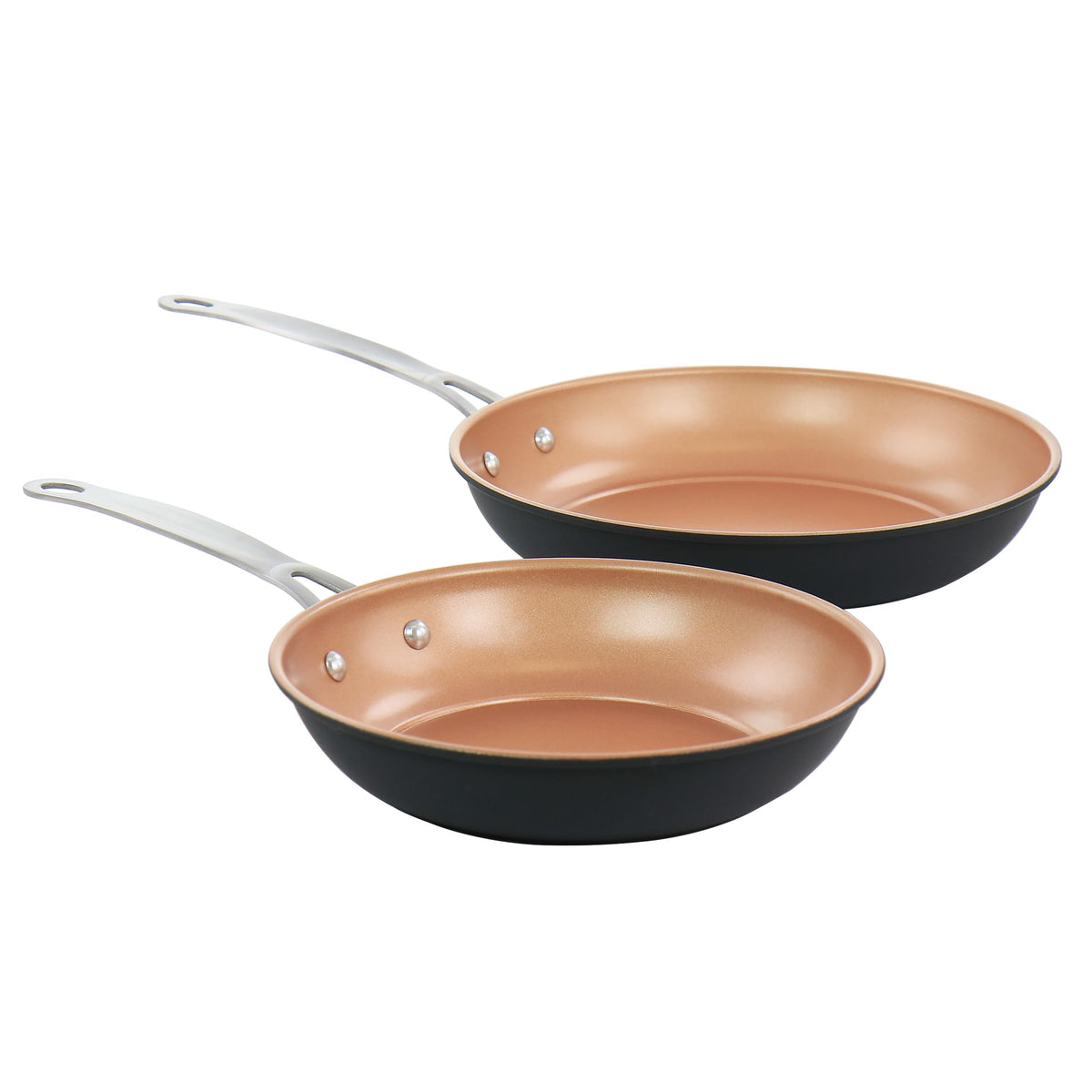 Gibson Home Chestnut Nonstick Frying Pan Set