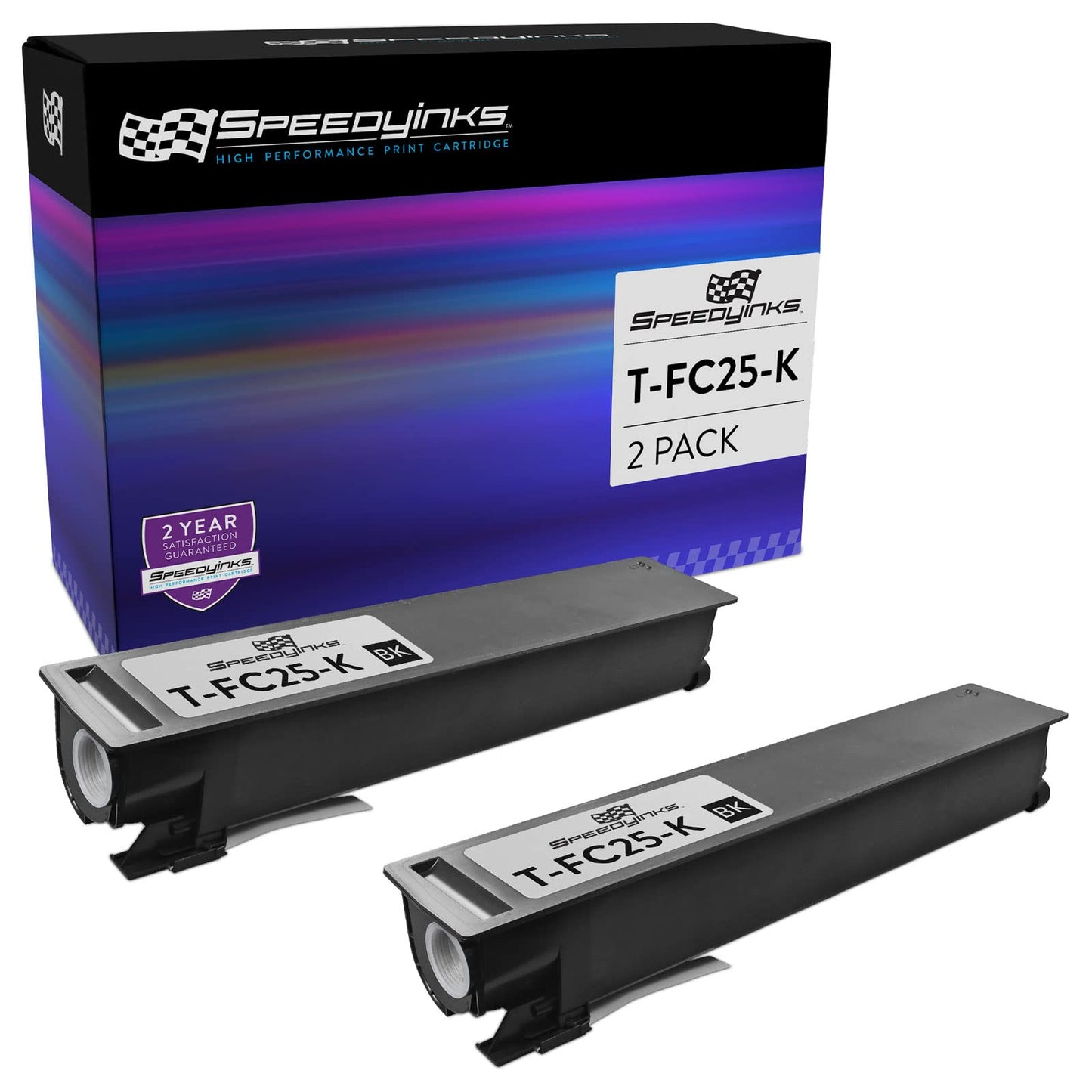 Toshiba TFC25K Black Toner Cartridge 2-Pack