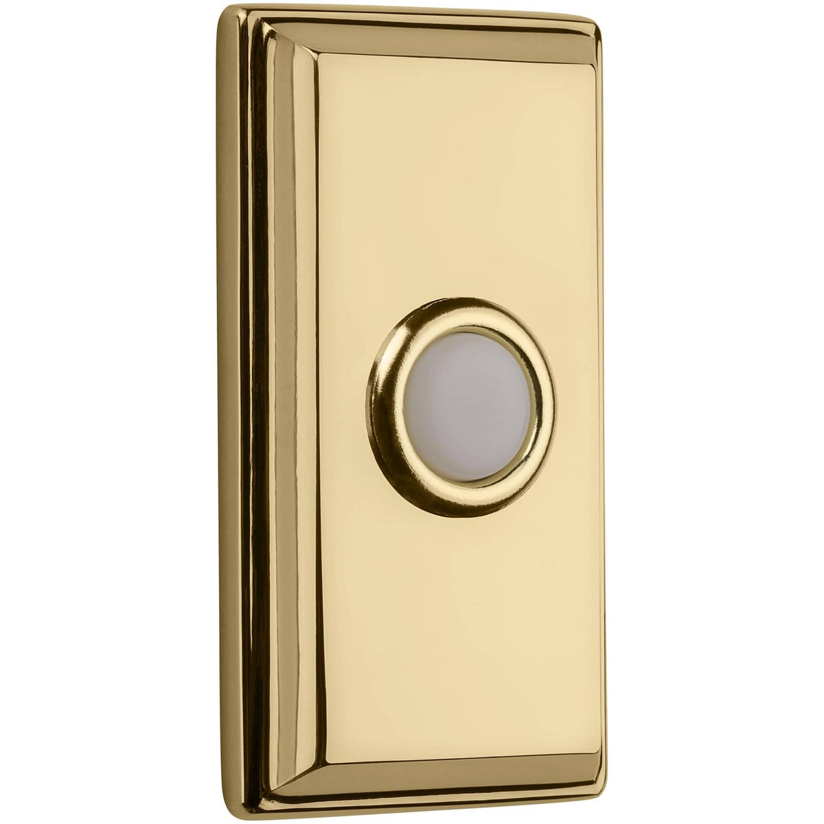 Baldwin 4860 Illuminated Rectangular Door Bell 3" x 1-1/2"