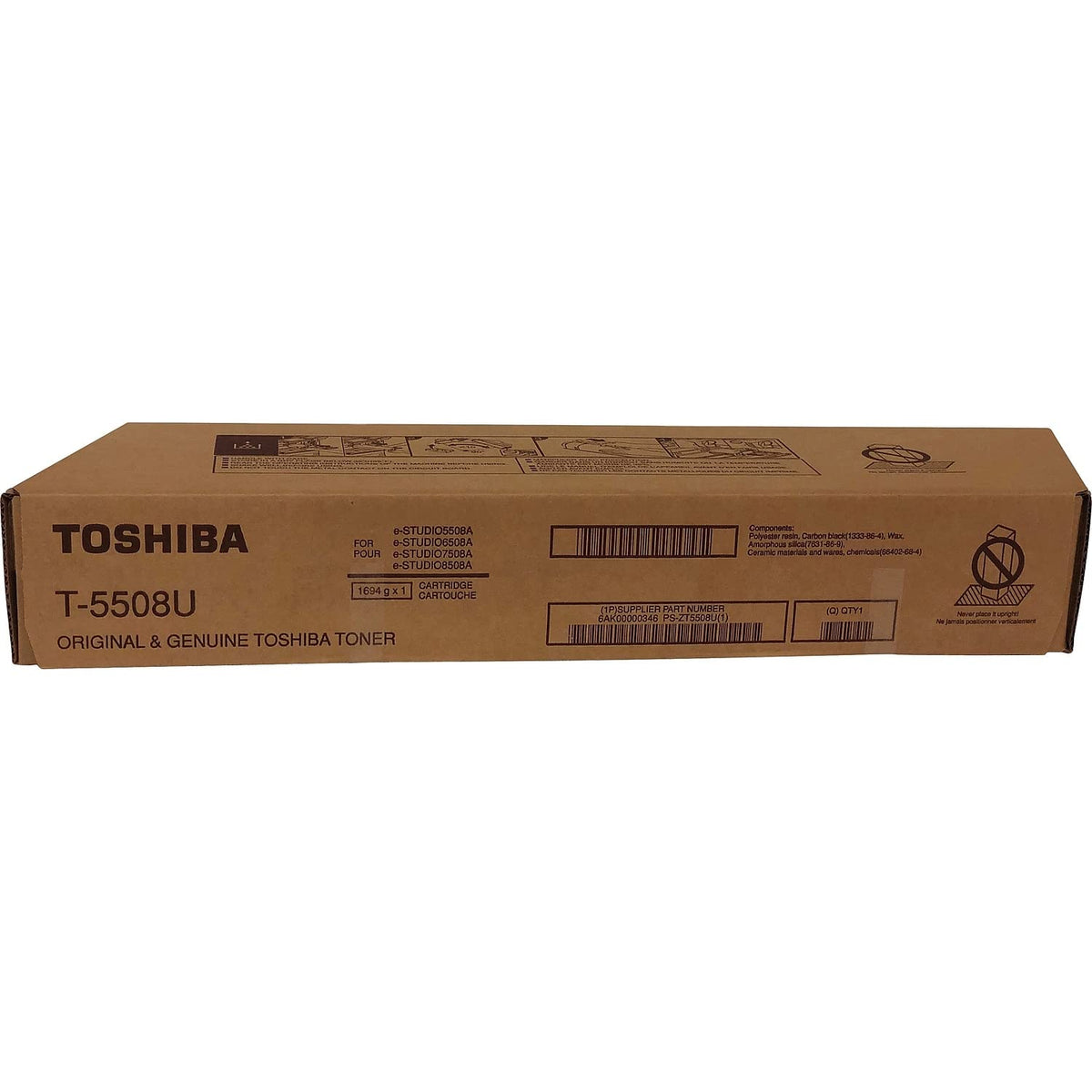 TOSHIBA T-5508U Extra-High Yield Toner Cartridge (Black) in Retail Packaging