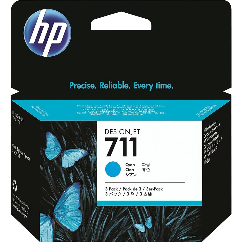 HP 711 Cyan 29ml Ink Cartridge CZ134A
