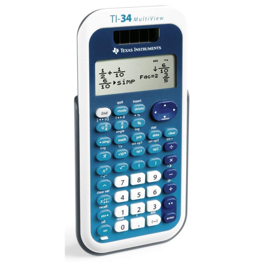 TI 34 Multi View Calc. Blue