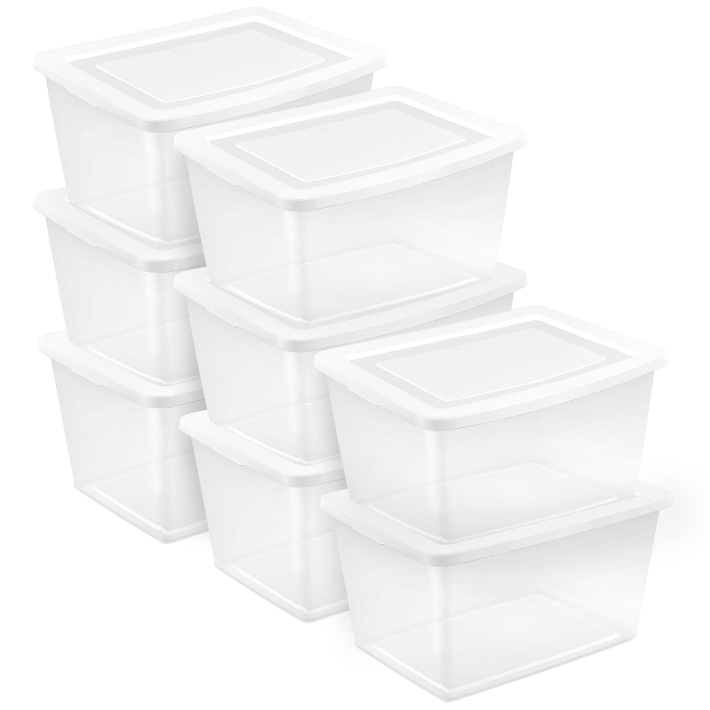 Sterilite 58 Quart Storage Box 8-Pack