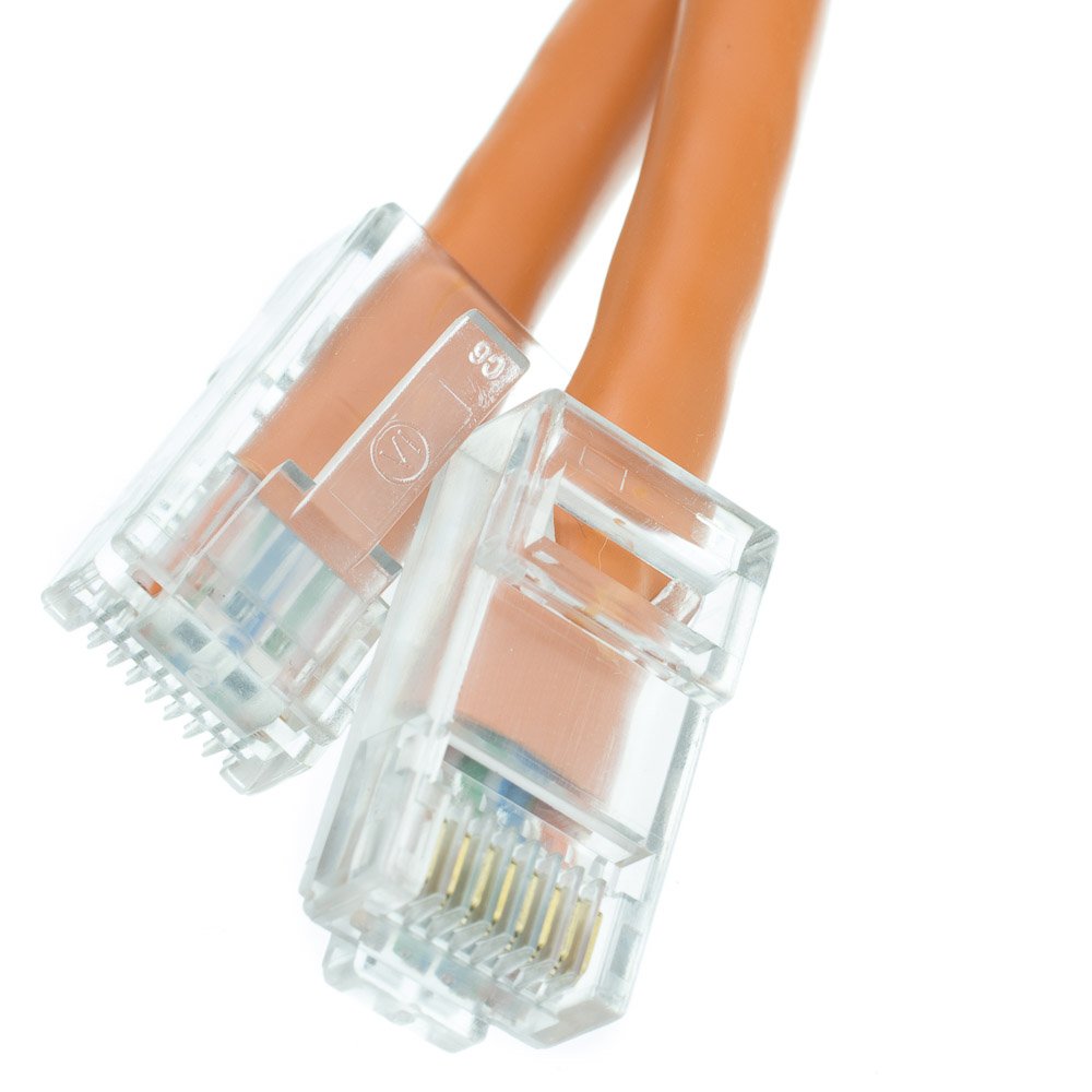CableWholesale Cat5e UTP Ethernet Cable 25 ft Orange