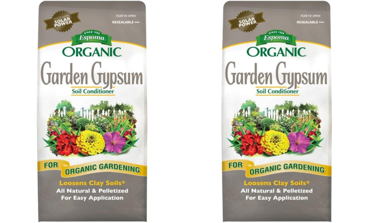 Espoma Organic Garden Gypsum Soil Conditioner 6 lb, 2-Pack