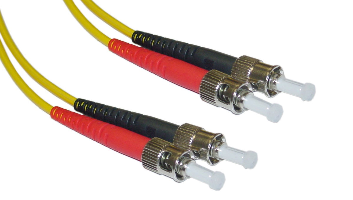 CableWholesale ST to ST OS2 Fiber Patch Cord 1m
