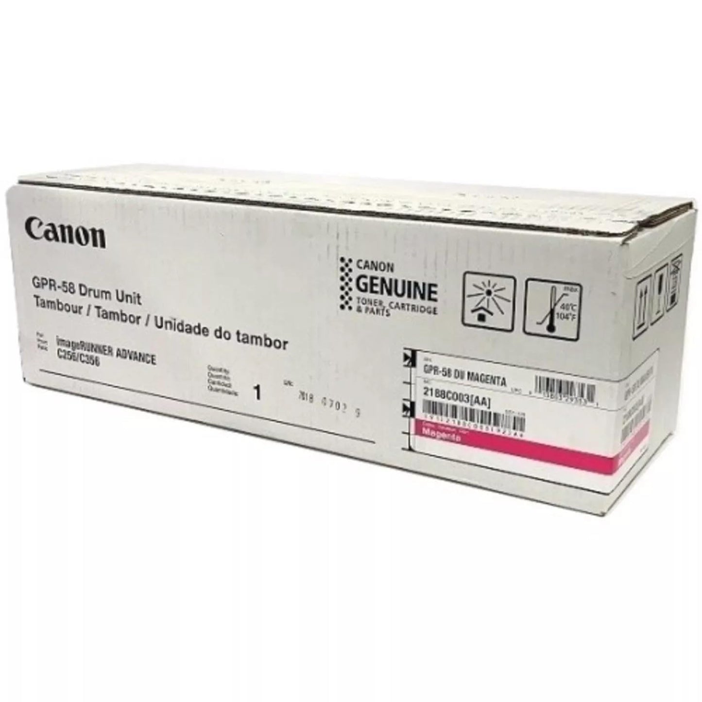 GPR-58 Toner Cartridge - Magenta 2188C003