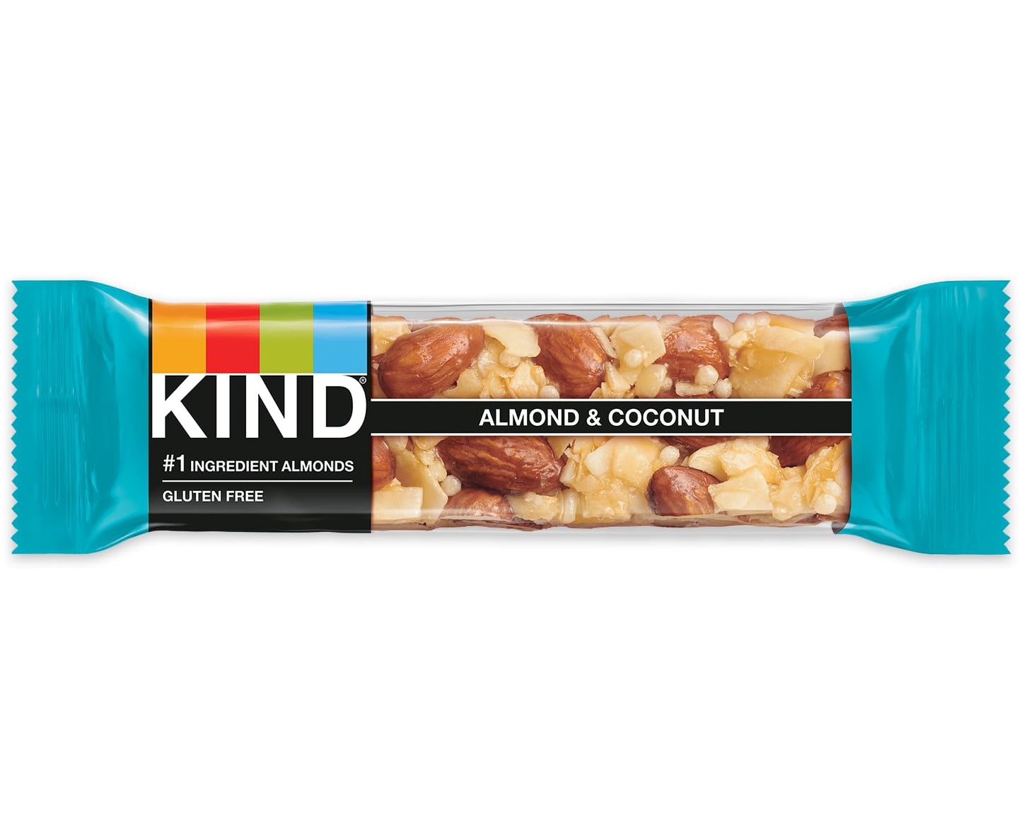 KIND Bars, Almond Coconut, Gluten Free, Low Sugar, 1 Count,Pack of 1