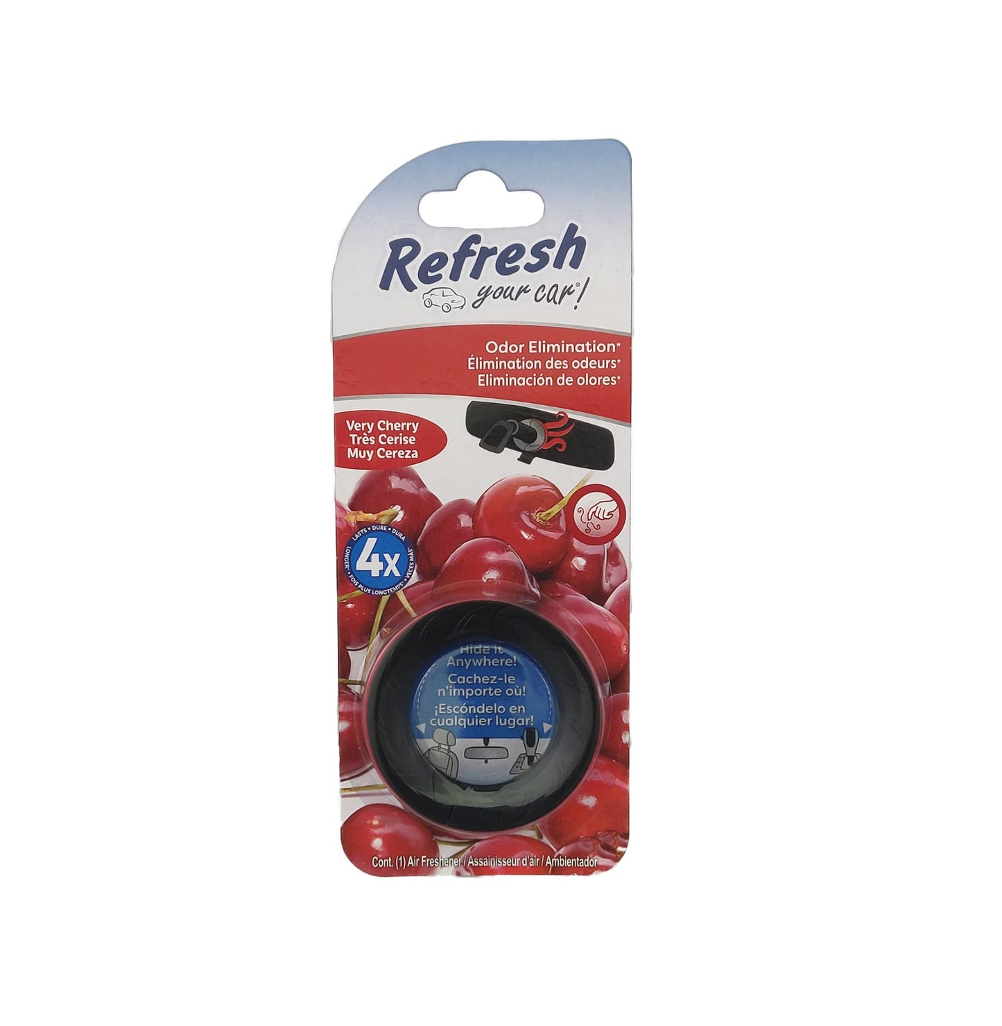 Refresh Your Car Odor Eliminating Ring Very Cherry 1 Pack