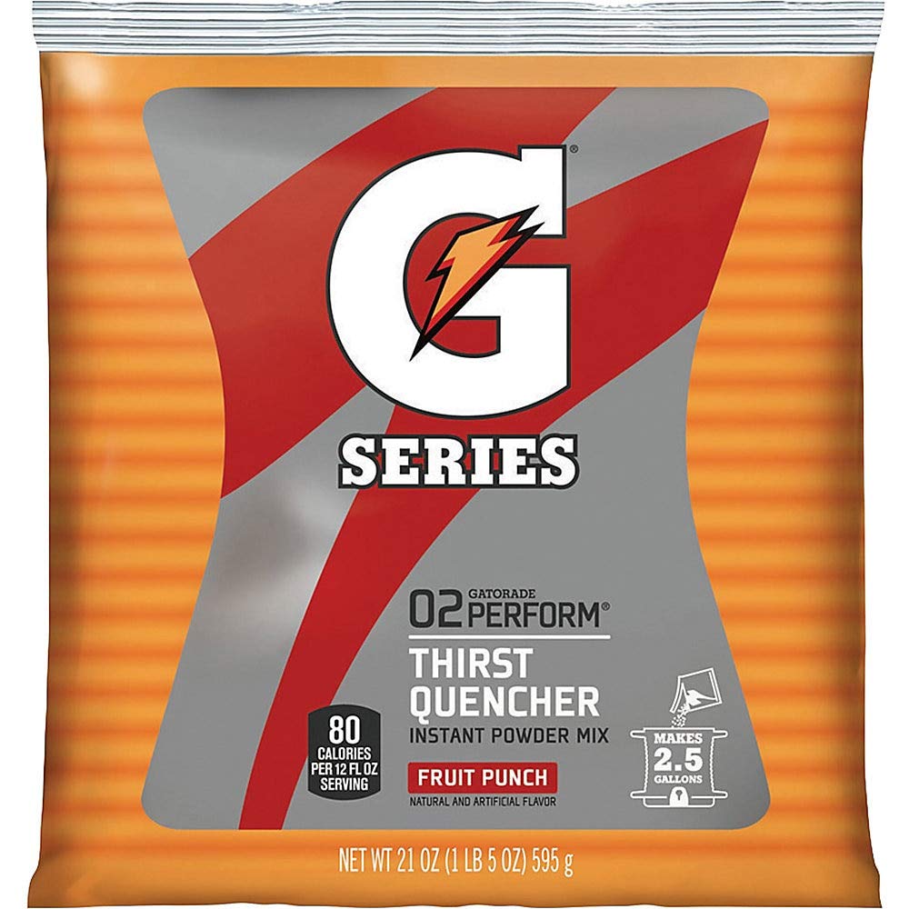 Gatorade Fruit Punch Mix Pouch 21 oz Model 33691