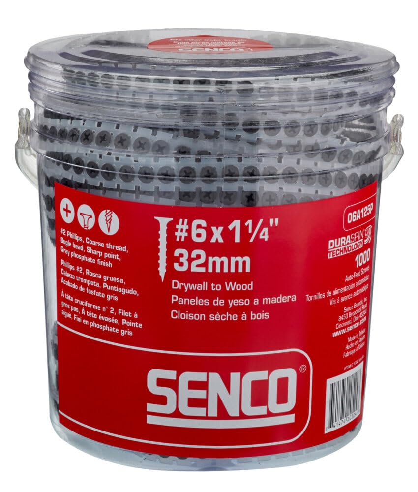 SENCO SCREW COLLATD#6X1.25"
