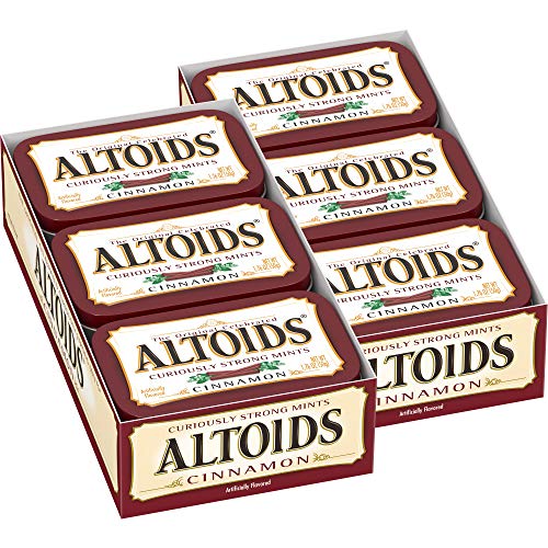 ALTOIDS Classic Cinnamon Mints 1.76 oz Tin 12 Pack