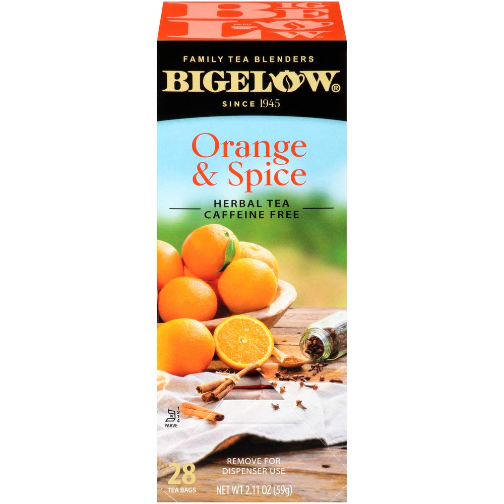 Bigelow 10398 Orange and Spice Herbal Tea 28/Box