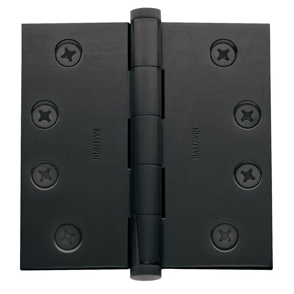 Baldwin 1040102I Square Mortise Hinge, Oil Rubbed Bronze by Baldwin