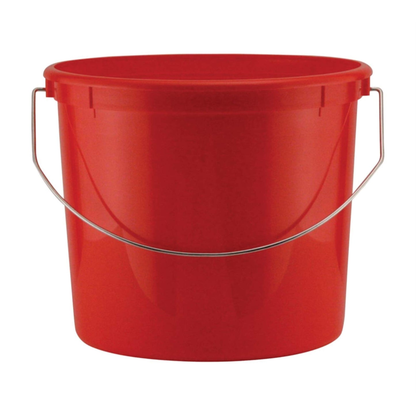 5 Qt Red Plastic Reinforced Pail