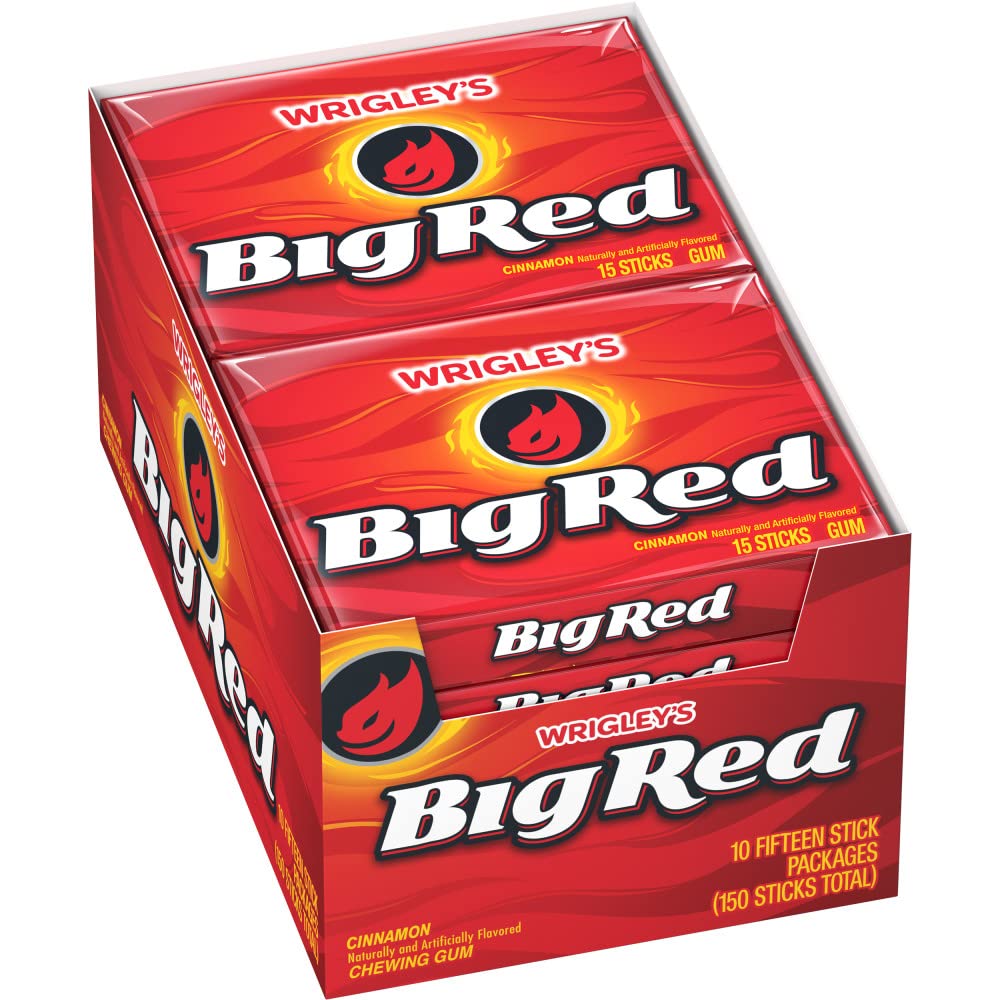 Wrigley's Big Red Slim Pack 15 Stick 12/10ct