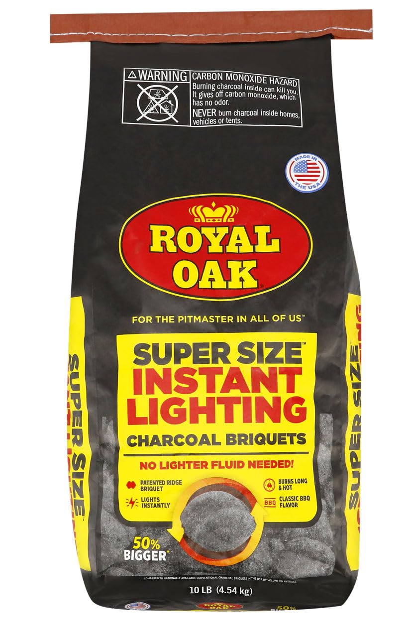 Royal Oak Super Size Instant Charcoal Briquet 10lb