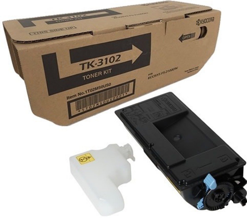 KYOCERA TK3102 Original Toner Cartridge (Black) in Retail Packaging