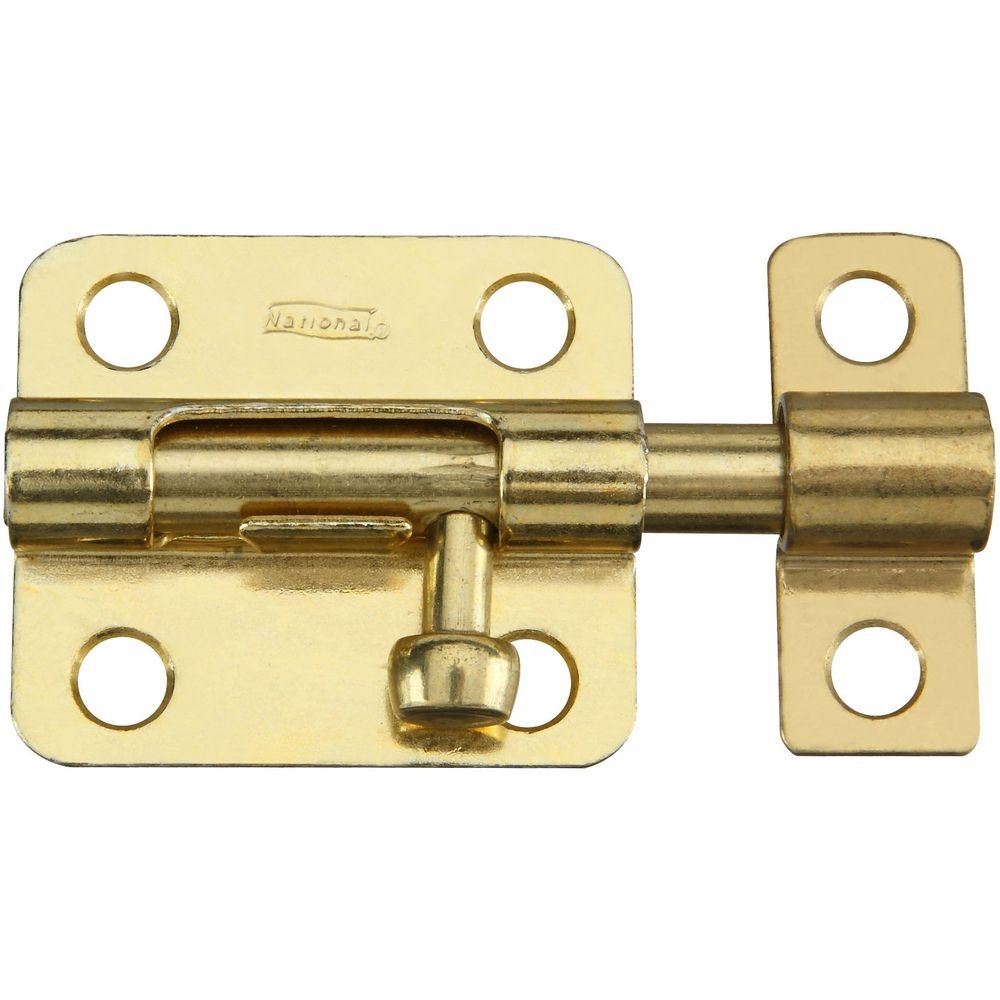 NATIONAL BARREL BOLT BRASS 2-1