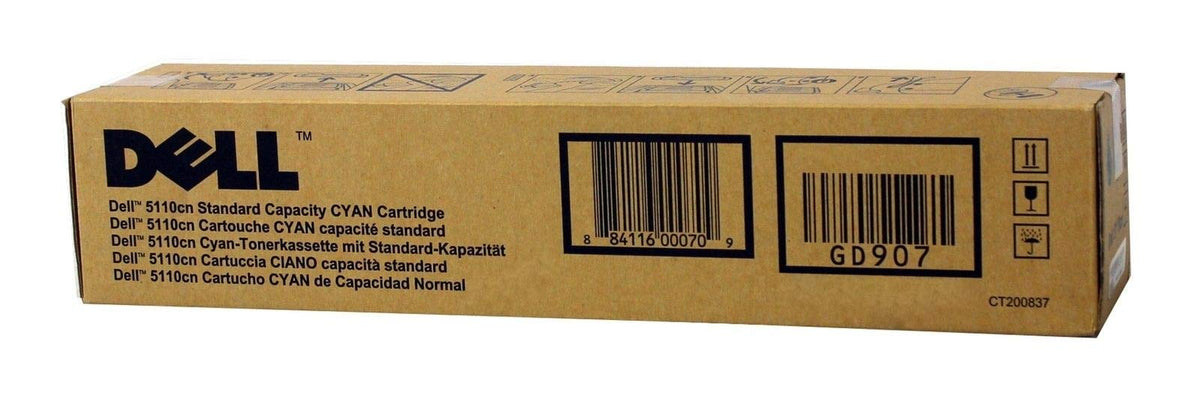 Dell GD908 5110 Toner Cartridge (Yellow) in Retail Packaging