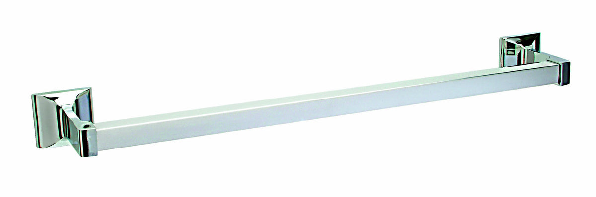 Pamex Campbell 24" Square Towel Bar Chrome BC2-13824
