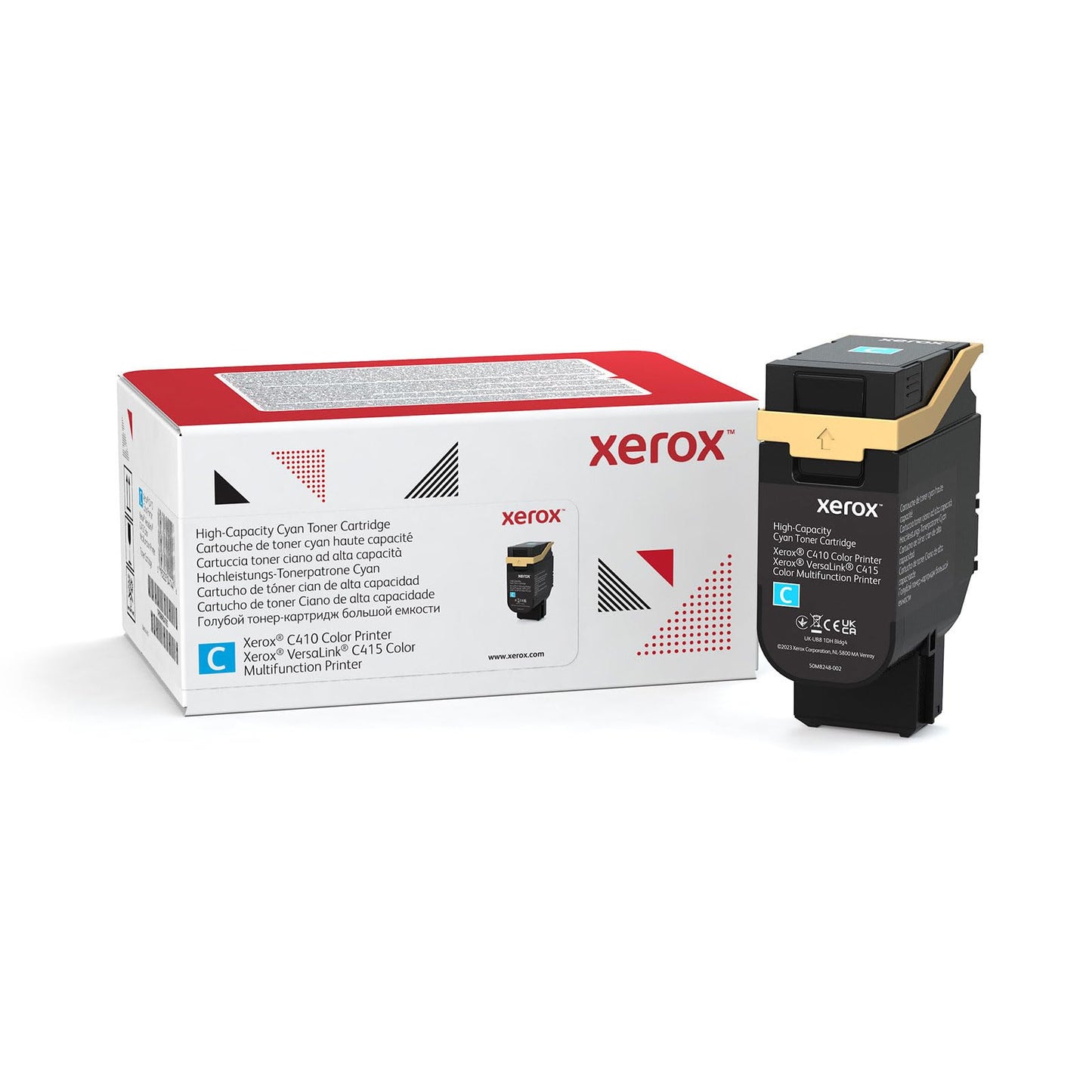 Xerox Genuine C410 Cyan HIGH Capacity Toner Cartridge (7000 Pages) -006R04686
