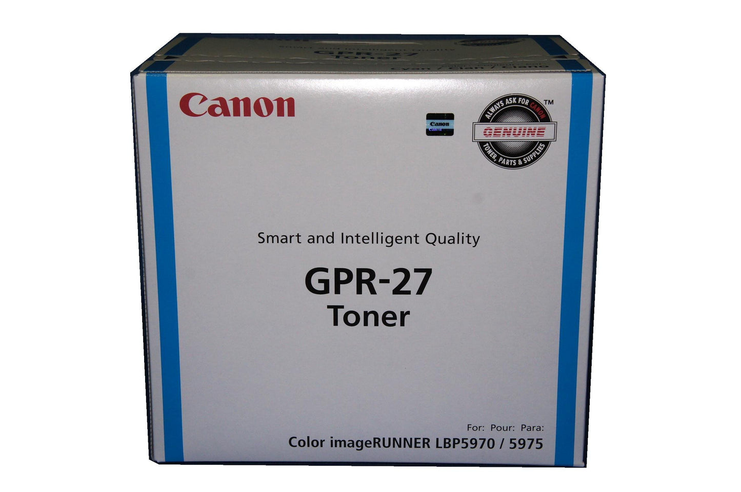 Canon 9644A008AA (GPR-27) Toner, 6000 Page-Yield, Cyan