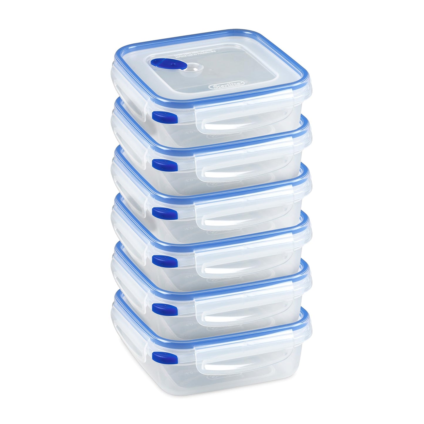 Sterilite Ultra-Seal 4 Cup Food Storage Container 6-Pack