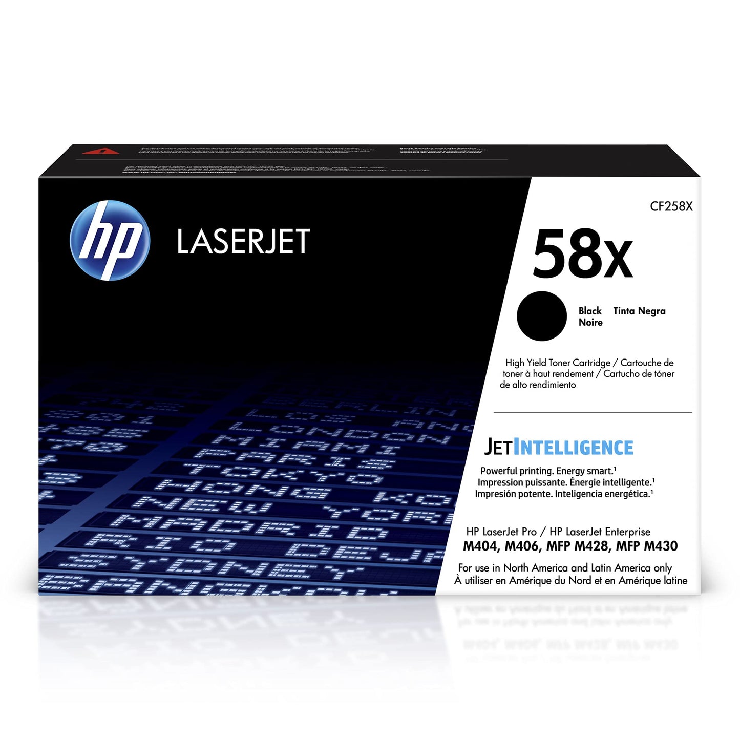 HP 58X Black Toner Cartridge CF258X, 10,000 Pages