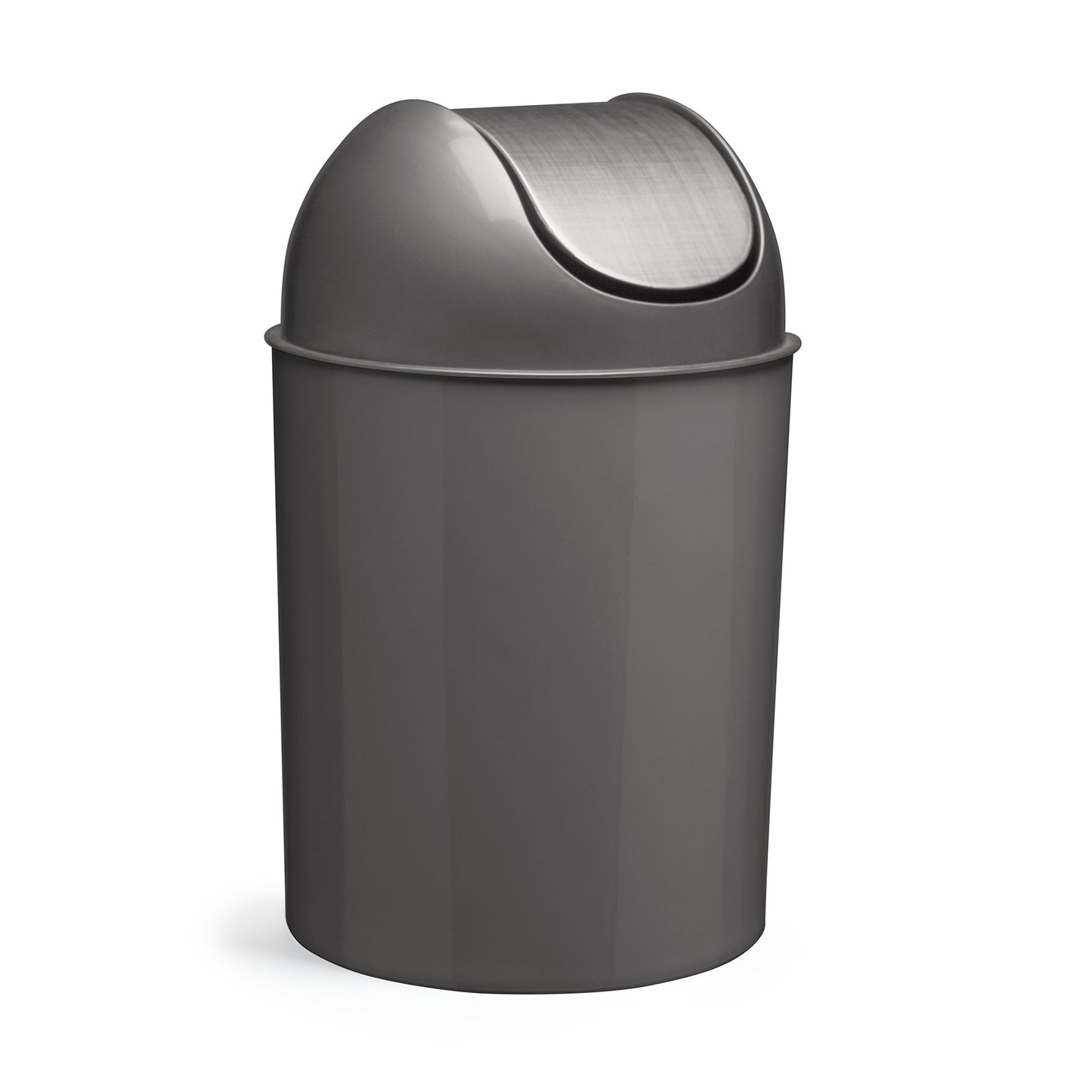 Umbra Mezzo 2.5 Gallon Trash Can Brushed Silver