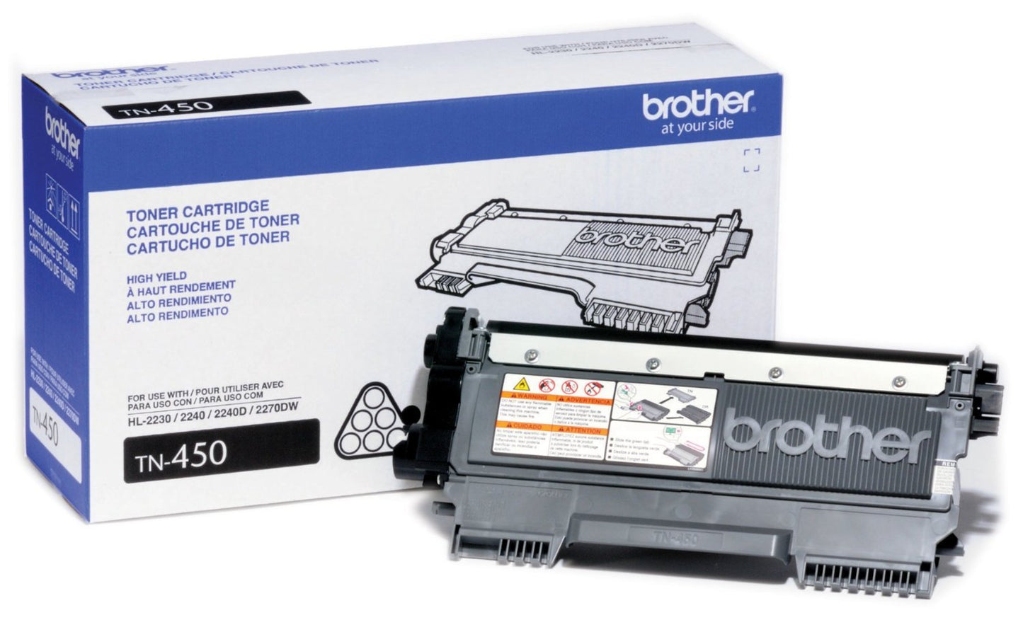 Brother TN450 High Yield Toner Cartridge 10-Pack Black