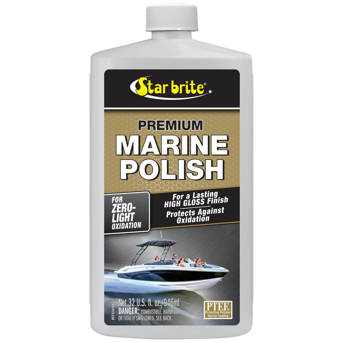 STAR BRITE Premium Marine Polish, Maximum UV Protection & High Gloss Finish