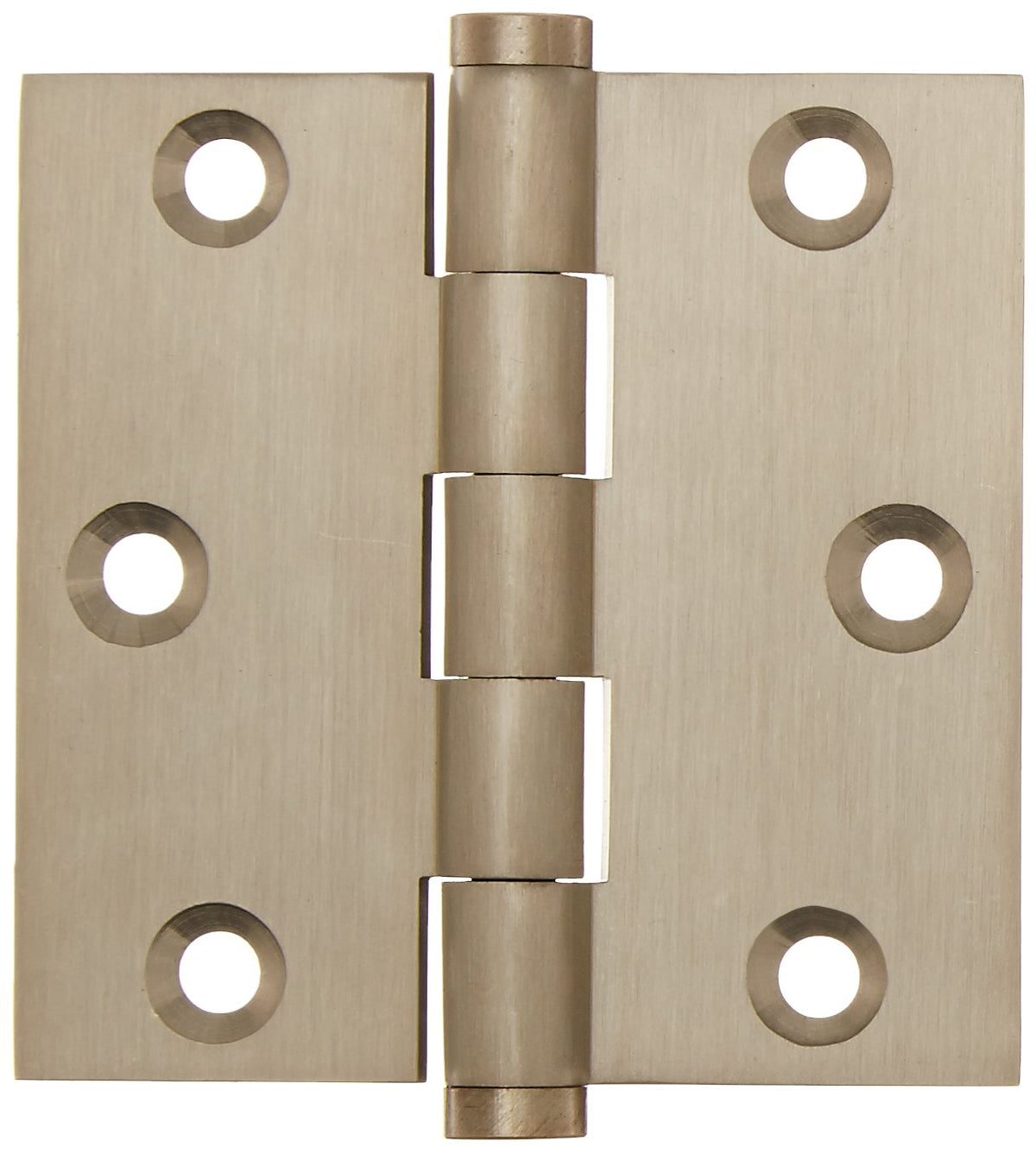 Deltana 3" x 3" Square Hinge Satin Nickel Brass