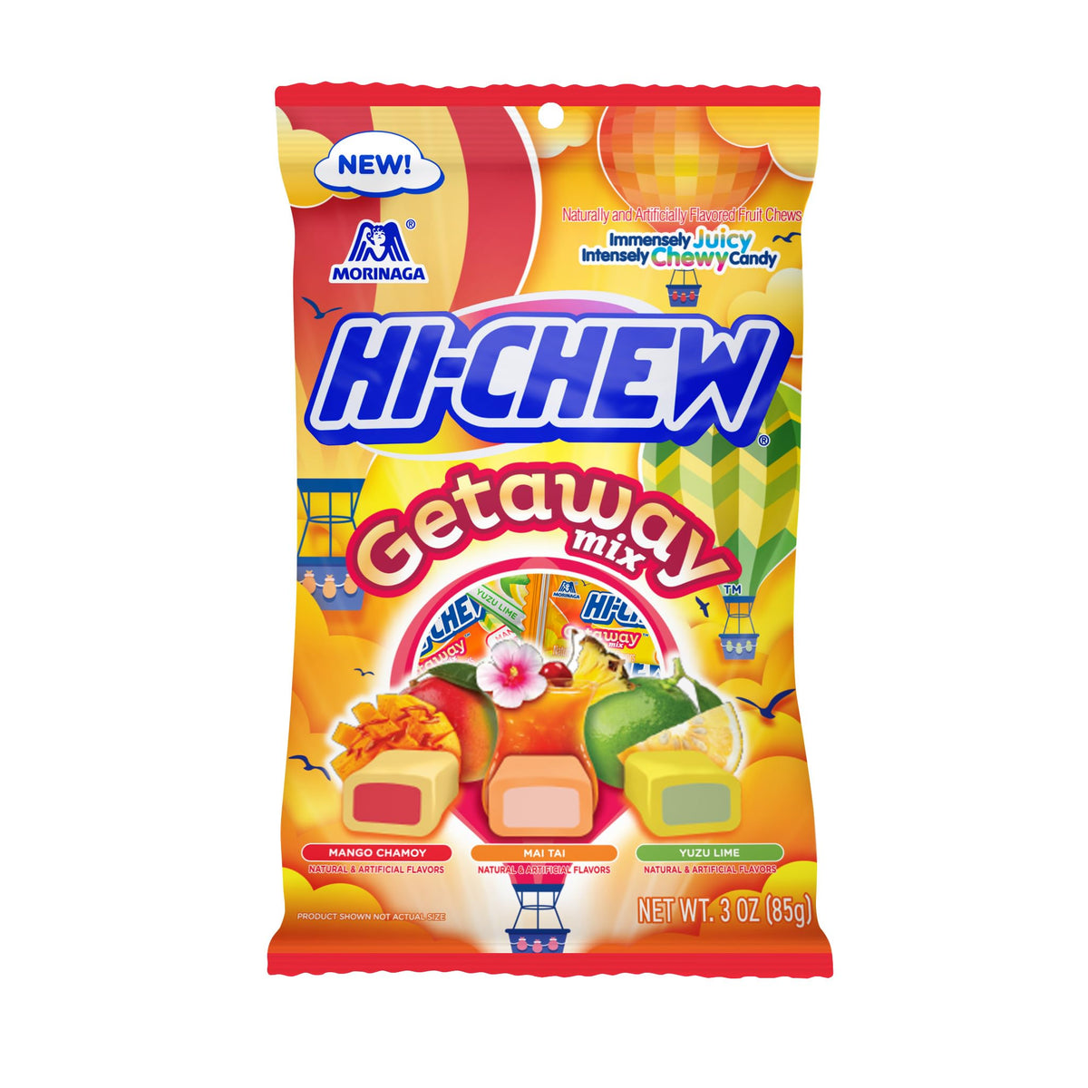 HI-CHEW Getaway Mix Candy 6-Pack 3oz Bags