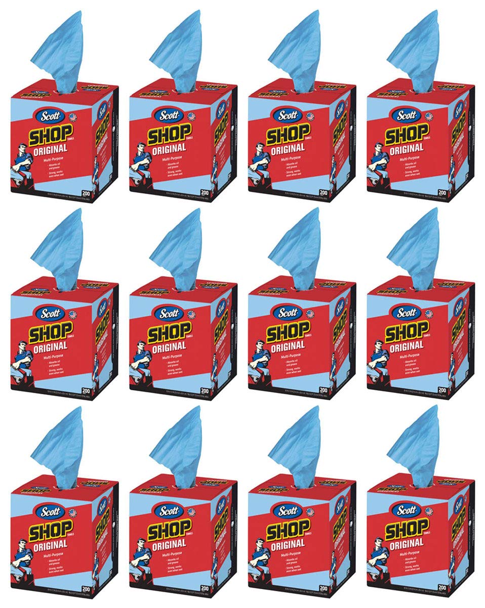 Scott Shop Towels 10" x 12" Blue 75190