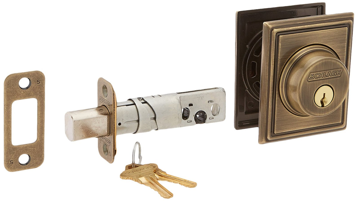 Schlage B60ADD609 Addison Single Cylinder Deadbolt