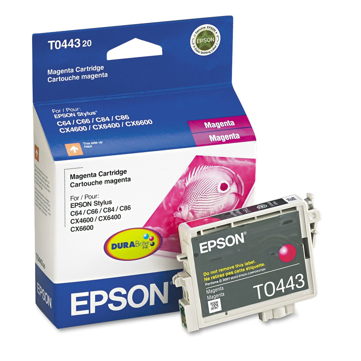 Epson T044320 Durabrite Ultra Ink Cartridge Magenta