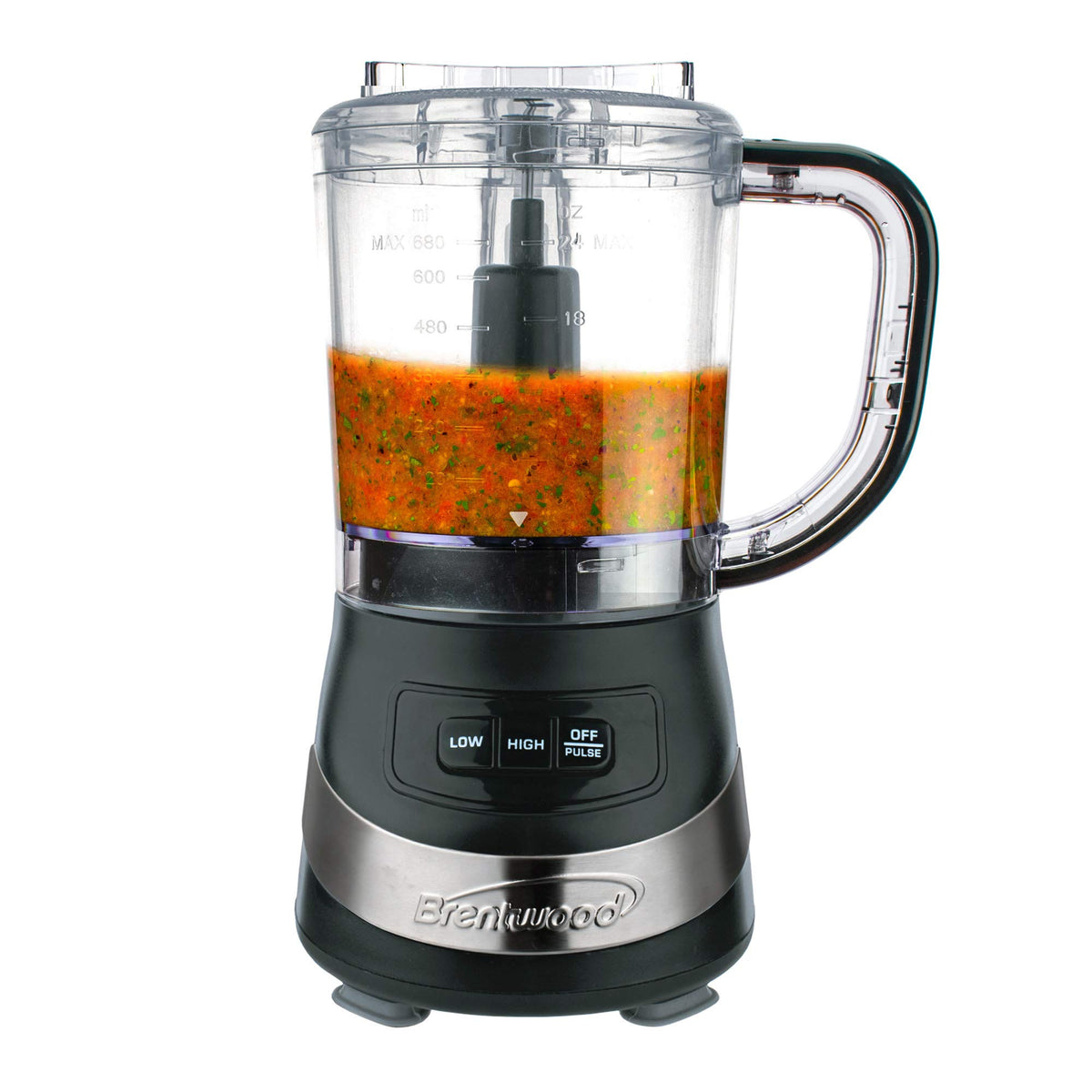 Brentwood FP-549BK 3-Cup Food Processor Black