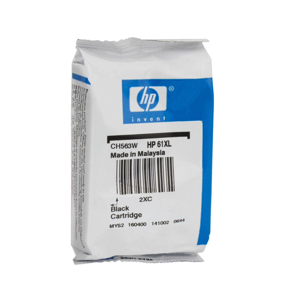 CH563WN - Original HP 61XL HY Black Ink, CH563WN