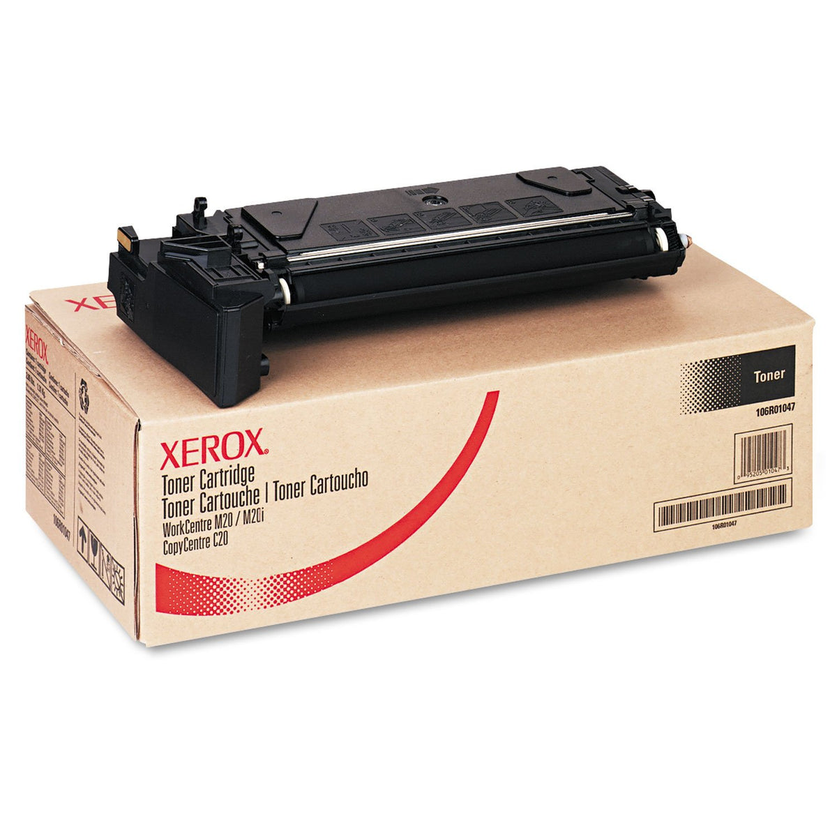 Genuine Xerox Black Toner Cartridge for the CopyCentre C20/WorkCentre M20/M20i, 106R01047