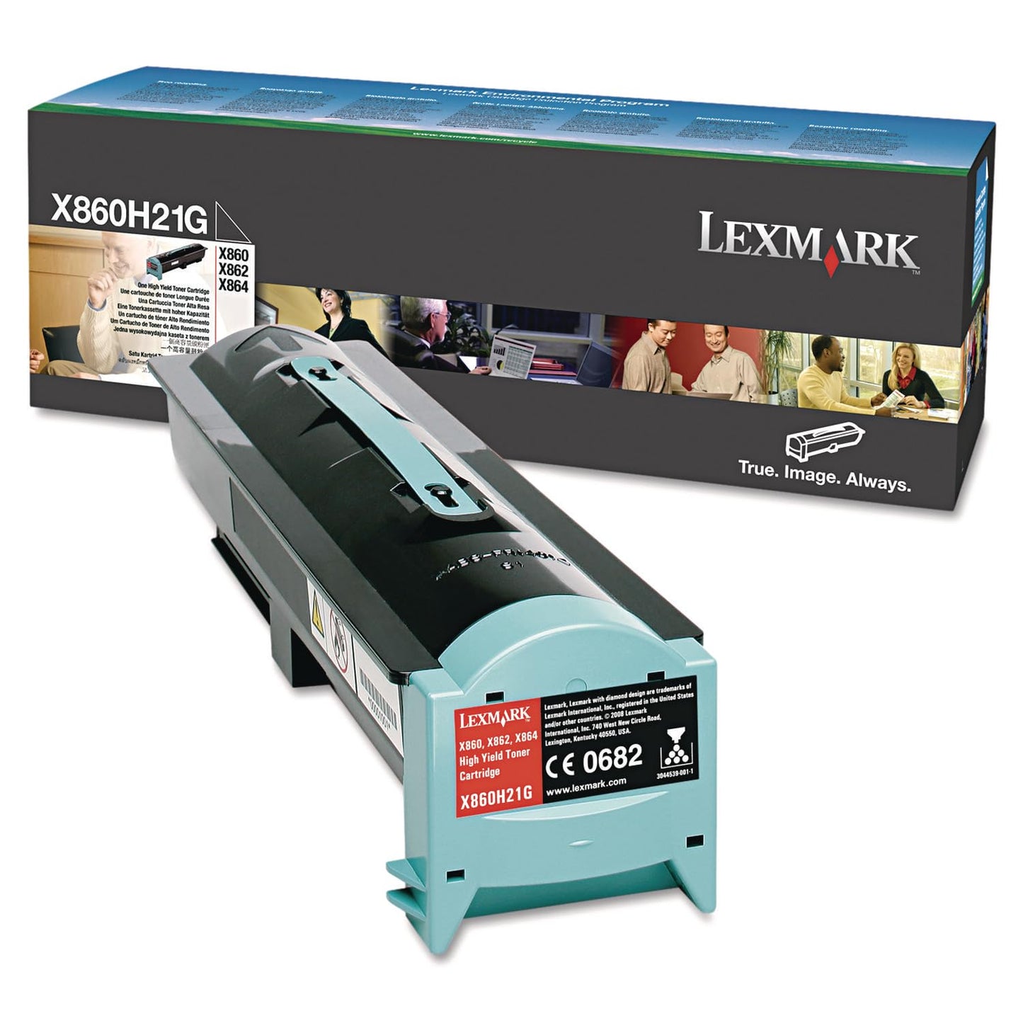 Lexmark X860H21G Black High Yield Toner Cartridge